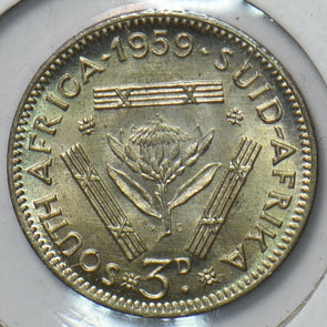 South Africa 1959 3 Pence 193166 combine shipping