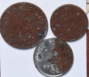Germany 1920 5/10/50 Pfenning Rudolstadt GE0148 combine shipping
