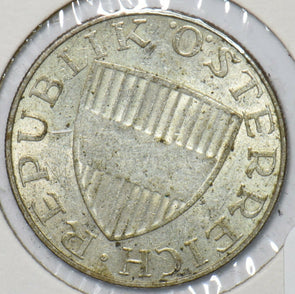 Austria 1959 10 Schilling 151078 combine shipping