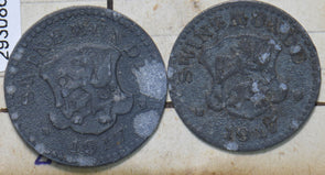 Poland 1917 5/10 Pfennig Swinemunde 293086 combine shipping