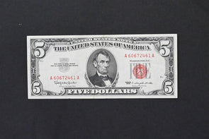 US 1963 $5 XF+ United States Notes Red Seal RN0041 combine shipping