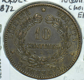 France 1872 10 Centimes 290579 combine shipping