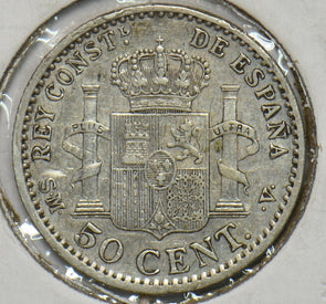 Spain 1904 50 Centimos 297158 combine shipping