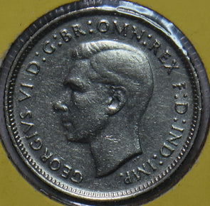 Australia 1940 6 Pence Kangaroo animal Emu 193421 combine shipping