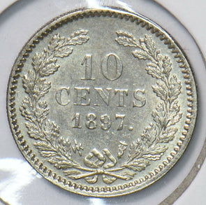 Netherlands 1897 10 Cents  291306 combine shipping