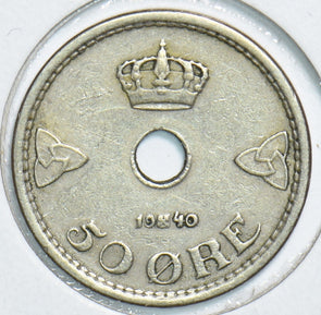 Norway 1940 50 Ore 198537 combine shipping