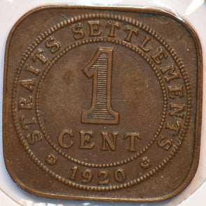 Straits Settlements 1920 Cent 193464 combine shipping