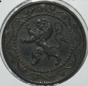 Belgium 1916 25 Centimes Lion animal 297357 combine shipping
