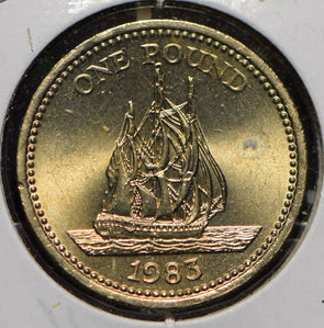 Guernsey 1983 Pound  191142 combine shipping