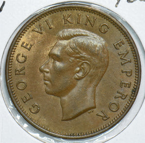 New Zealand 1941 1/2 Penny 198895 combine shipping