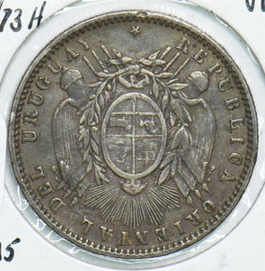 Uruguay 1893 73H 20 Centesimos 298963 combine shipping