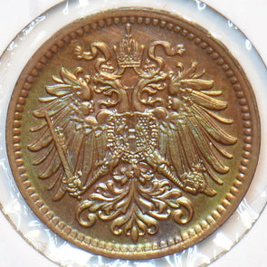 Austria 1913 Heller Eagle animal 151457 combine shipping