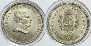 Uruguay 1960 BE 2514 50 Centesimos 198627 combine shipping