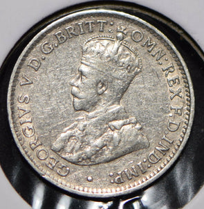 Australia 1918 3 Pence Kangaroo animal Emu  191478 combine shipping
