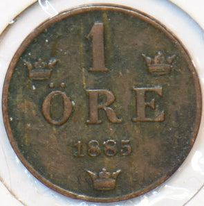 Sweden 1885 Ore 194187 combine shipping