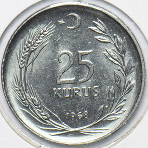 Turkey 1968 25 Kurush  191795 combine shipping