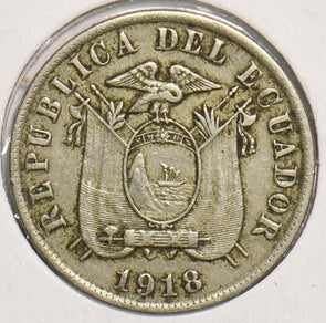 Ecuador 1918 5 Centavos 199016 combine shipping