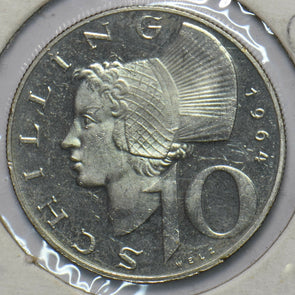 Austria 1964 10 Schilling proof 292798 combine shipping