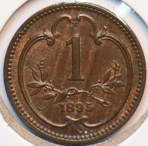 Austria 1895 Heller Eagle animal 193385 combine shipping