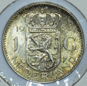 Netherlands 1964 Gulden Lion animal 150438 combine shipping