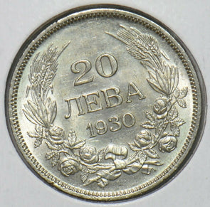Bulgaria 1930 BP 20 Leva 295624 combine shipping