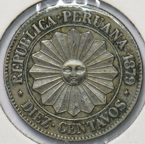 Peru 1879 10 Centavos 192849 combine shipping