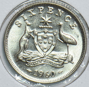 Australia 1960 6 Pence 241135 combine shipping