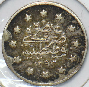 Turkey 1908 AH 1293 2 Kurush 195404 combine shipping