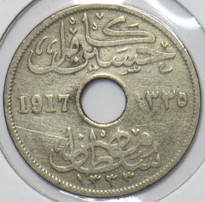 Egypt 1917 AH 1335 10 Mils 150979 combine shipping