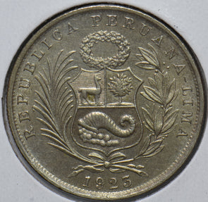 Peru 1923 1/2 Sol 490603 combine shipping