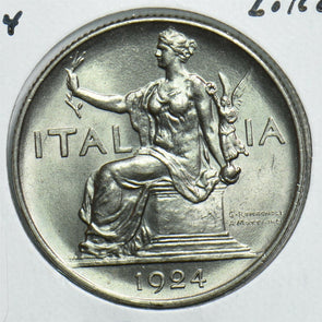 Italy 1924 Lira 0 298585 combine shipping
