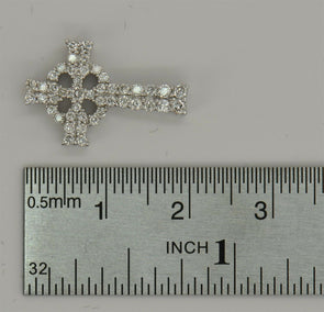 18K Gold Diamond Pendant 1.71g Diamond TCW 0.5ct 0.76*0.5*0.13inch RG0123