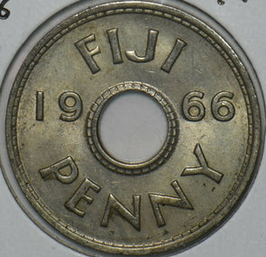 Fiji 1966 Penny 196353 combine shipping
