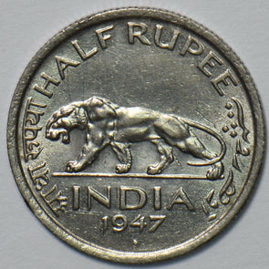 India Republic 1947 1/2 Rupee 240288 combine shipping