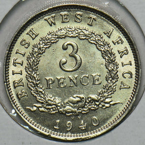 British West Africa 1940 3 Pence 297759 combine shipping