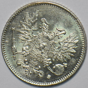 Finland 1917 25 Pennia Eagle animal 294482 combine shipping