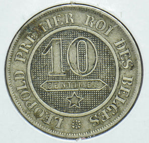 Belgium 1864 10 Centimes Lion animal 291837 combine shipping