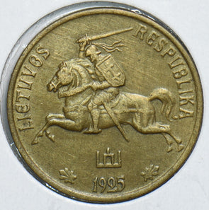 Lithuania 1925 10 Centu Horse 298948 combine shipping