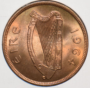 Ireland 1964 Penny Hen with Chicks animal 195024 combine shipping