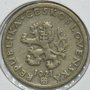 Czechoslovakia 1921 20 Haleru Lion animal 152715 combine shipping