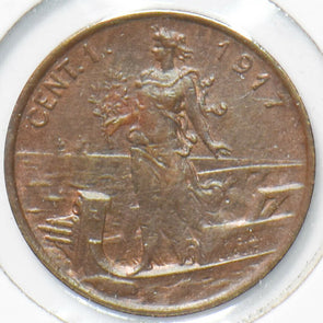 Italy 1917 Centesimo Vittorio Emanvele III 292969 combine shipping