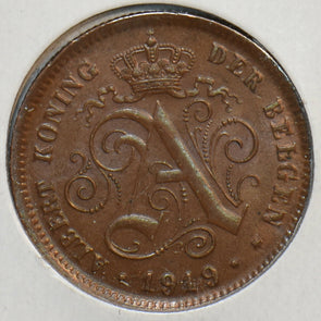 Belgium 1919 2 Centimes Lion animal 491261 combine shipping