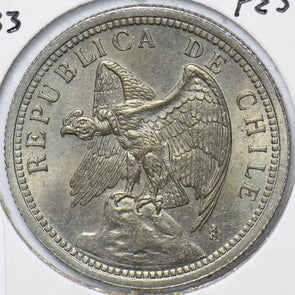 Chile 1933 Peso (Defiant) Condor animal 150599 combine shipping