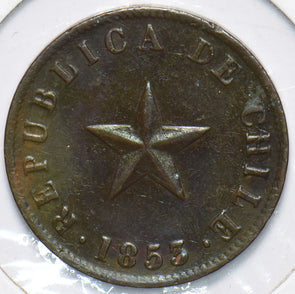 Chile 1853 Centavo 490194 combine shipping
