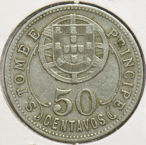 Portugal 1929 St Thomas Island 50 Centavos 192526 combine shipping