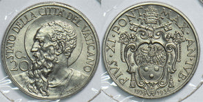 Vatican 1934 20 Centesimi 198453 combine shipping