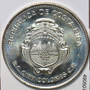 Costa Rica 1979 100 Colones Birds in nest animal International Year of the Child