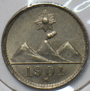Guatemala 1901 H 1/4 Real 193204 combine shipping