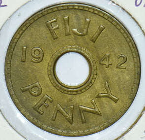Fiji 1942 Penny Emu 191418 combine shipping