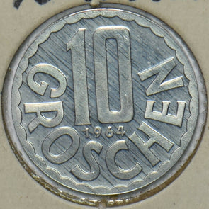 Austria 1964 10 Groschen Eagle animal Proof 902280 combine shipping
